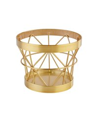 Корзина для фруктов металл D=105/80,H=80мм золотой