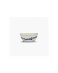 Салатник «Фист» керамика D=160,H=75мм белый,синий