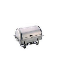 Мармит для вторых блюд GN 1/1 с роликовой крышкой сталь нерж. 9л ,H=45,L=65,B=37см металлич.