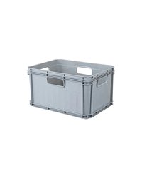 Ящик для продуктов «Евробокс» сплошной (от -20 °C) полипроп. 21,5л ,H=22,L=40,B=30см серый