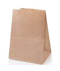 Крафт пакет для продуктов навынос 260×150×340 мм