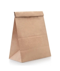 Крафт пакет для продуктов навынос 260×150×340 мм