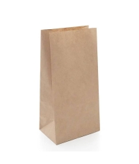 Крафт пакет A для продуктов навынос 120×80×240 мм
