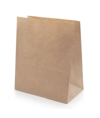 Крафт пакет C для продуктов навынос 220×120×290 мм