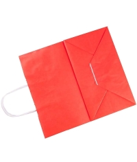 Красный бум. пакет 240×140×280 мм с кручеными ручками