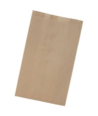 Крафтовый бумажный V-пакет ПОЛОСКА 200+100×350 мм