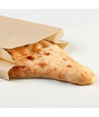 Крафтовый бумажный V-пакет ПОЛОСКА 200+100×350 мм