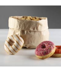 Крафтовый бумажный V-пакет ПОЛОСКА 200+100×350 мм