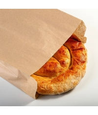 Крафтовый бумажный V-пакет под ЛАВАШ 250+100×400 мм