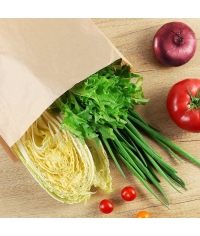 Крафтовый бумажный V-пакет под ЛАВАШ 250+100×400 мм