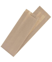 Крафтовый бумажный V-пакет для французского багета 100+50×640 мм