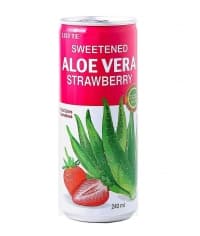 Lotte Aloe Vera Клубника 240 мл ж/б