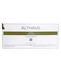 Чай зеленый Althaus MILK OOLONG Grand Pack Молочный улун в больших пакетиках 15 ×4 г