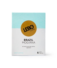 Кофе молотый в дрип-пакетах LEBO Brazil Mogiana 63 г