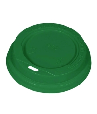 Крышка Атлас с прорубным питейником Зеленая d=80