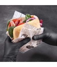 Оберточная бумага принт газета ЧАО белая парафинированная в листах 260×320 мм по 500 в пачке