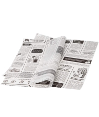 Оберточная бумага ГАЗЕТА белая парафинированная в листах 305×305 мм по 500 в пачке