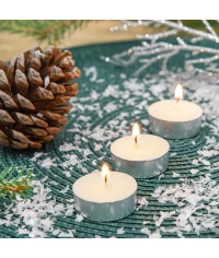 Свеча чайная литая в гильзе 4 часа горения