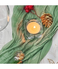 Свеча чайная литая в гильзе 4 часа горения