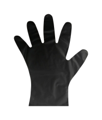 Перчатки Aviora одноразовые TPE Черные размер M 100 шт.