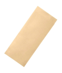 Влагопрочный бумажный бежевый V-уголок для хот-дога 85+40×215 мм