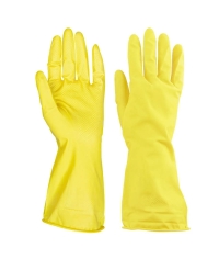 Перчатки Aviora хозяйственные ЛАТЕКСНЫЕ желтые 1 пара размер S