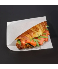 Жировлагопрочный бумажный уголок 175×140 мм БЕЛЫЙ