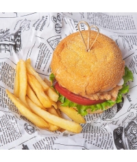 Оберточная бумага ГАЗЕТА ЧАО белая влагопрочная в листах 400×400 мм