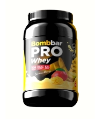 Сухая протеиновая смесь BOMBBAR Whey Protein Pro Банан Манго для спортивного питания 900 г