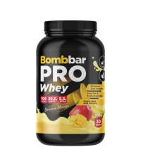 Сухая протеиновая смесь BOMBBAR Whey Protein Pro Банан Манго для спортивного питания 900 г
