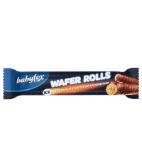 Babyfox вафельные трубочки Wafer Rolls с солёной карамелью 16 г