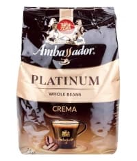 Кофе в зернах Ambassador Platinum Crema 1000 гр (1 кг)
