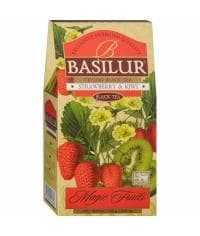 Чай чёрный Basilur листовой Strawberry & Kiwi 100 г