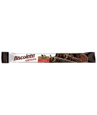Вафельная трубочка Biscolata Nirvana Roll Темный шоколад Ореховая начинка Печенье 27,5 г