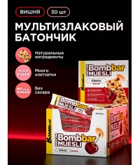 BOMBbar Батончик мюсли Вишня 45 г