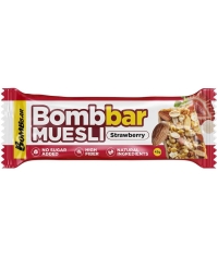 BOMBbar Батончик мюсли КЛУБНИКА 45 г