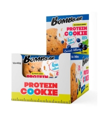 BombBar протеиновое низкокалорийное печенье Смородина Черника 40 г