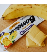 Батончик BOMBbar неглазированный Пудинг Банан Манго 60 г