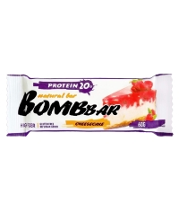 Батончик BOMBbar неглазированный Малиновый чизкейк 60 г