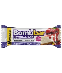 Батончик BOMBbar неглазированный Малиновый чизкейк 60 г