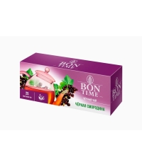 Чай черный Bontime с ароматом Чёрная Смородина 25 пак. × 1,5 г