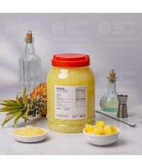 Кусочки кокоса в сиропе Bubble Tea Ананас 3800 г