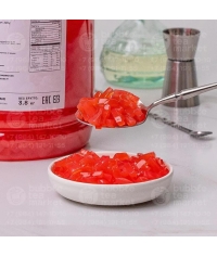 Кусочки кокоса в сиропе Bubble Tea Клубника 3800 г