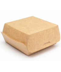 Коробка для бургера Крафт 120×120×70 мм