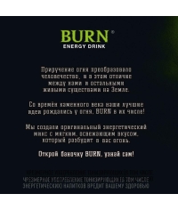Энергетический напиток Burn ЯБЛОКО КИВИ 449 мл ж/б