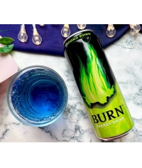 Энергетический напиток Burn ЯБЛОКО КИВИ 449 мл ж/б