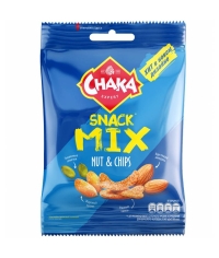 CHAKA коктейль Snack MIX ореховый соленый с чипсами 70 г