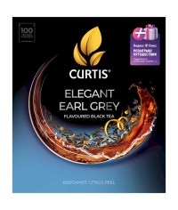 Чай черный Curtis Elegant Earl Grey 100 саше × 1.7 г Чай черный Curtis Elegant Earl Grey 100 саше × 1.7 г