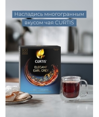 Чай черный Curtis Elegant Earl Grey 100 саше × 1.7 г Чай черный Curtis Elegant Earl Grey 100 саше × 1.7 г