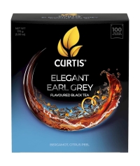 Чай черный Curtis Elegant Earl Grey 100 саше × 1.7 г Чай черный Curtis Elegant Earl Grey 100 саше × 1.7 г
